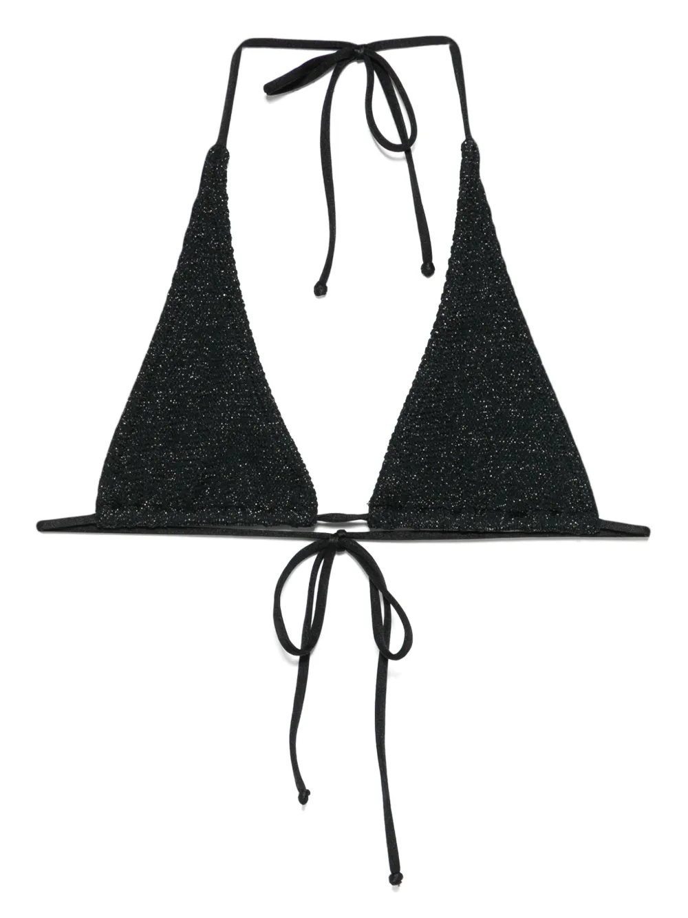 Mc2 Saint Barth Guiana Bikini Top In Black