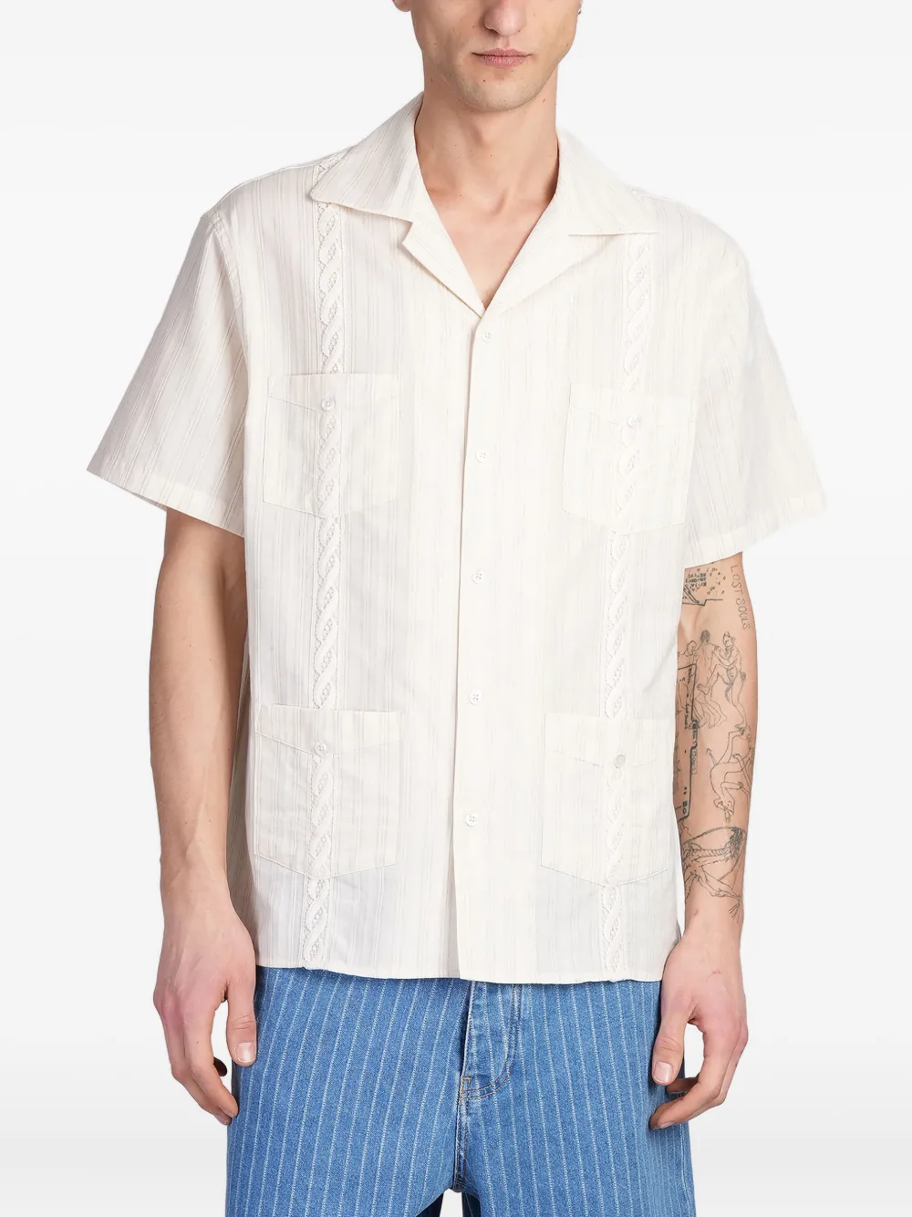 Drôle De Monsieur cotton shirt | White | Image 1