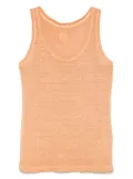 120% Lino linen tank top - Orange