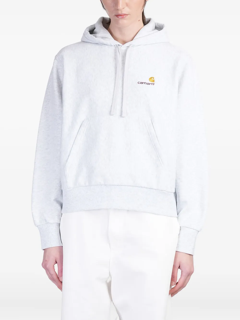 Carhartt WIP American Script hoodie | gris | Image 1