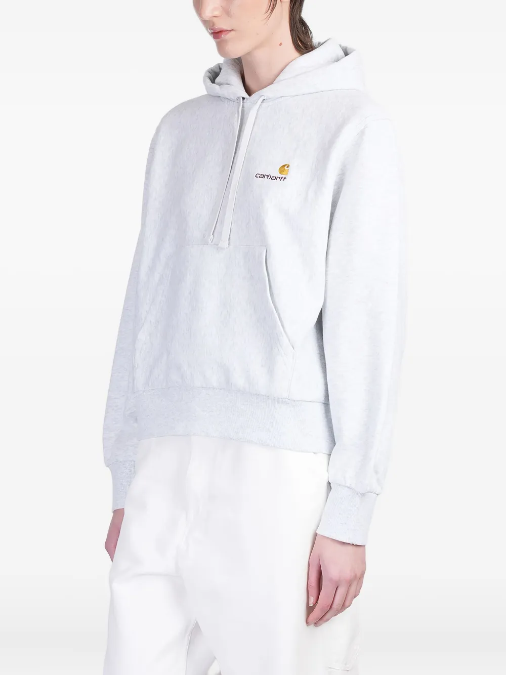 Carhartt WIP American Script hoodie Grijs