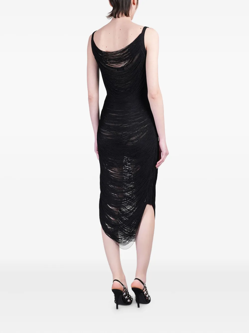Shop Attico Knitted Dress