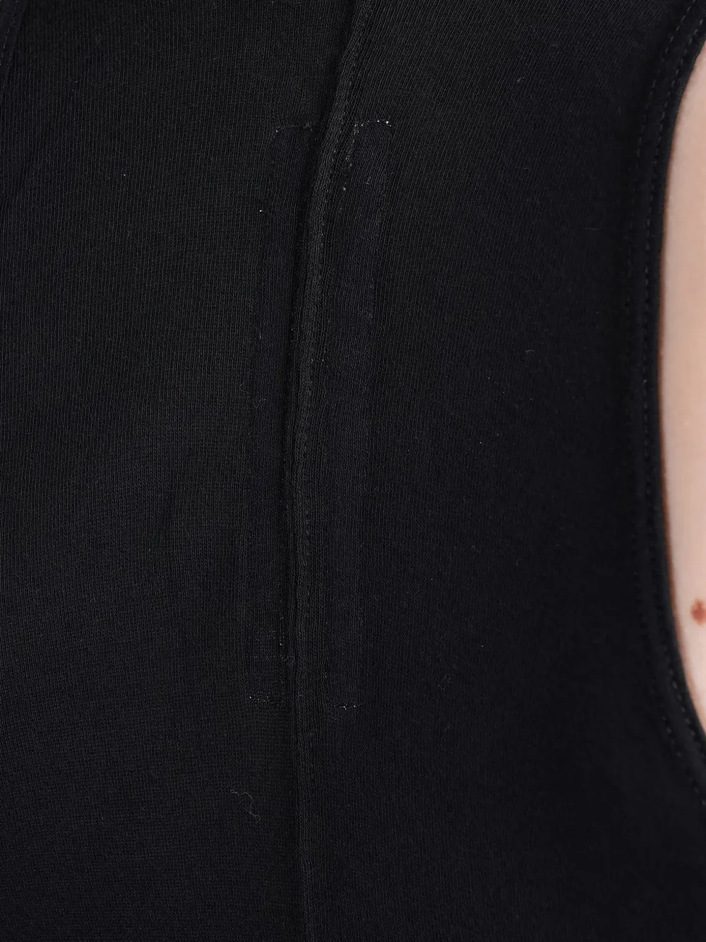 Rick Owens Asymmetrische jurk Zwart