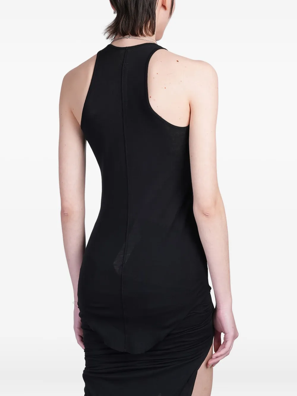 Rick Owens Asymmetrische jurk Zwart