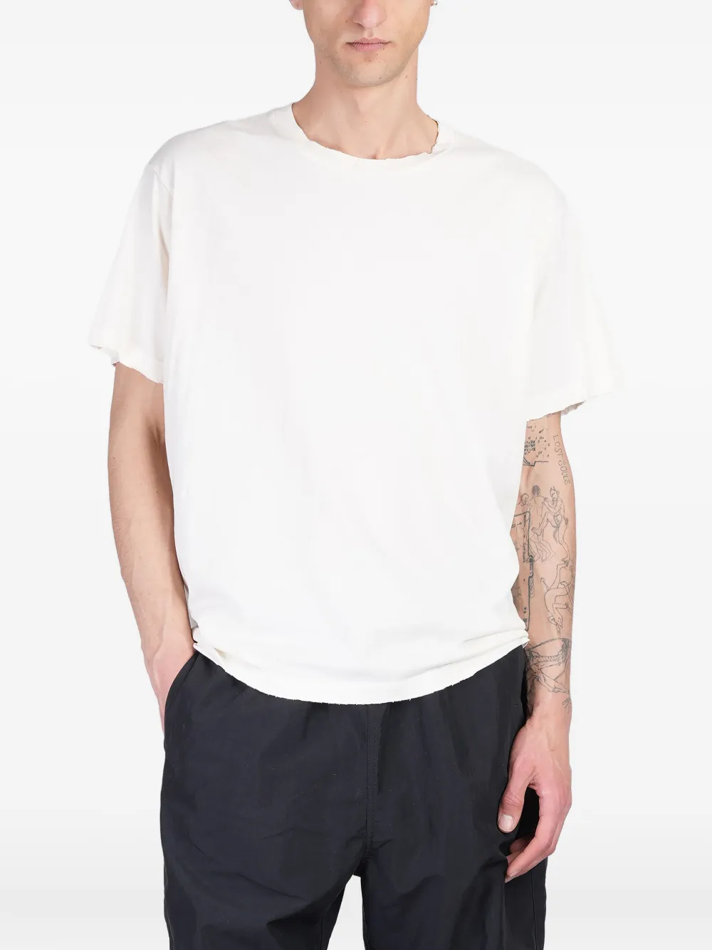 John Elliott distressed T-shirt | White | Image 1