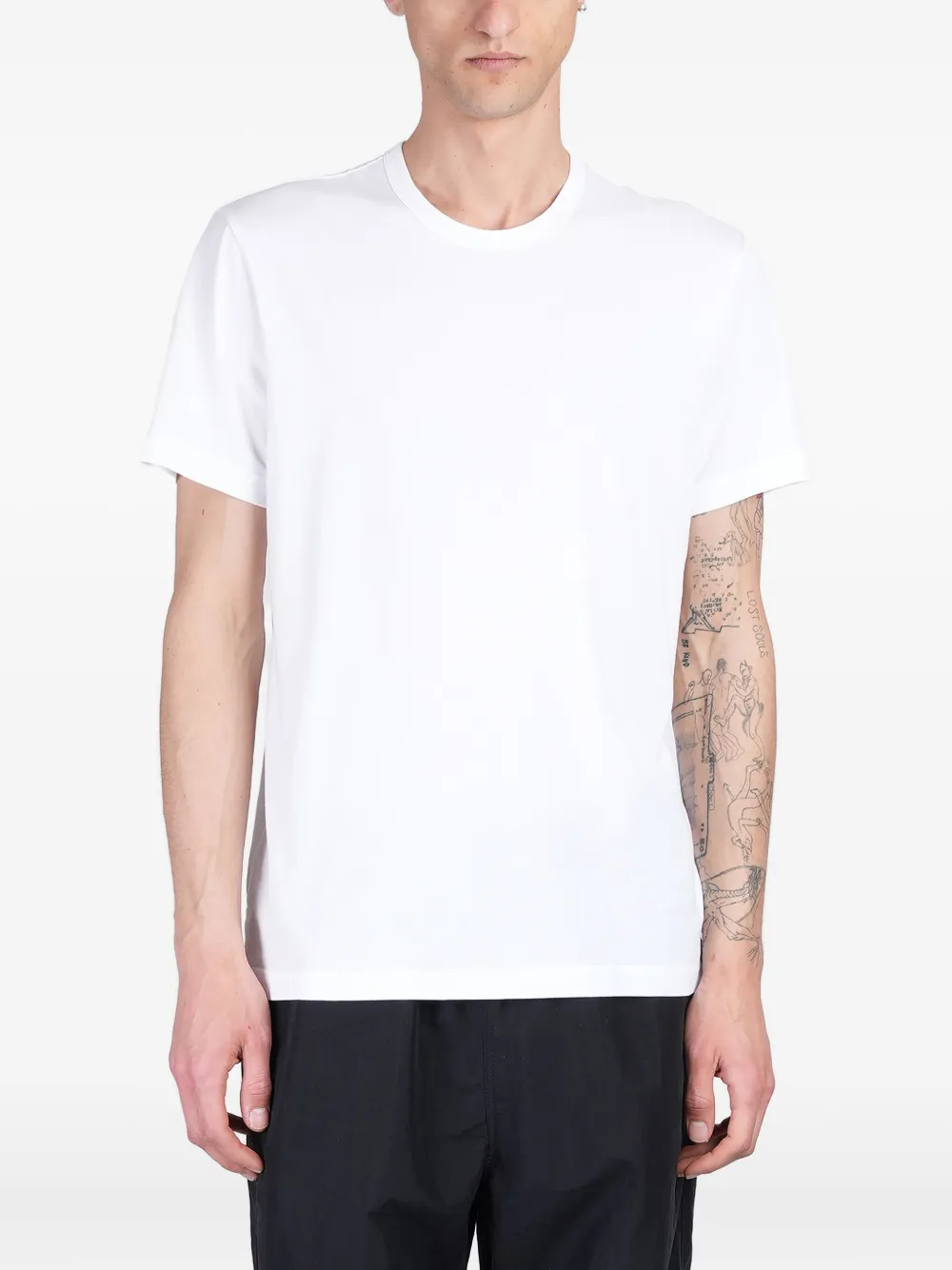 James Perse Katoenen T-shirt Wit