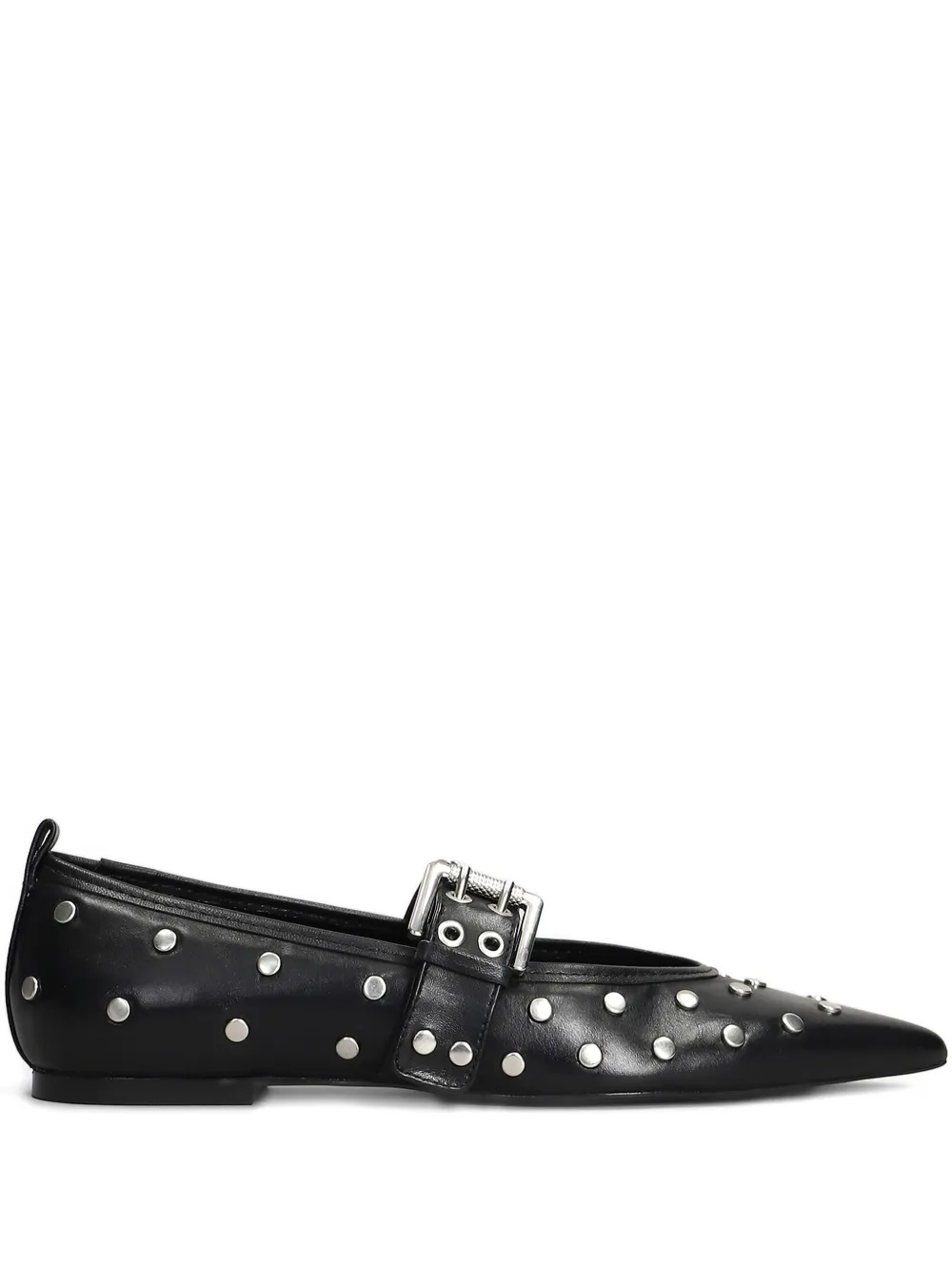 Schutz studded flat pumps Black