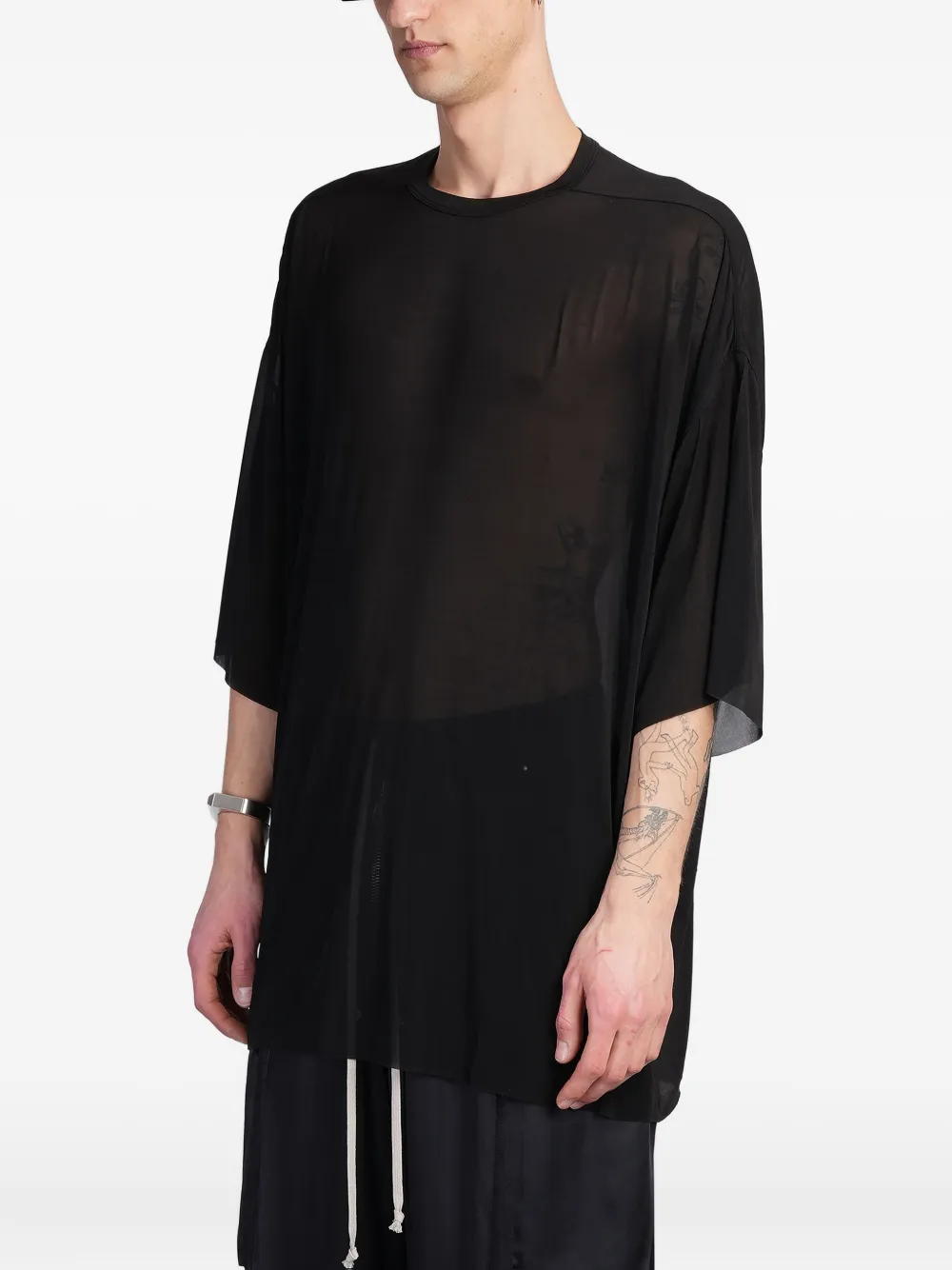 Rick Owens Tommy t-shirt Zwart