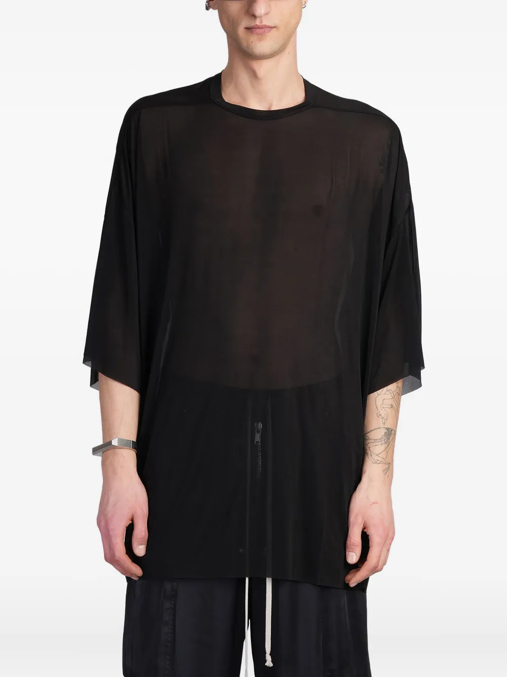 Rick Owens Tommy t-shirt Zwart