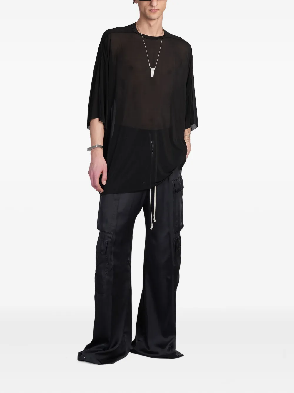 Rick Owens Tommy t-shirt - Zwart