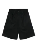 Rhun elasticated-waist cotton shorts - Black