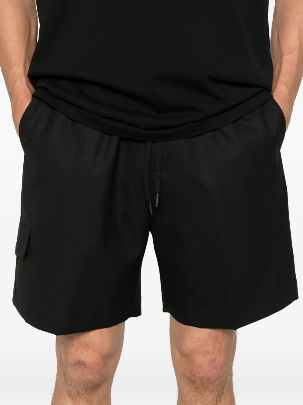 Rhun Trainingsshorts met trekkoordtaille Zwart