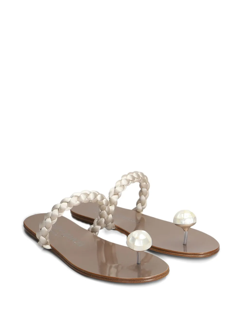 Pedro Garcia Pipa flat sandals Neutrals