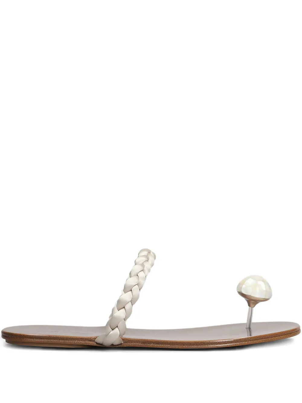 Pedro Garcia Pipa flat sandals - ニュートラル Pedro Garcia Pipa flat sandals - ニュートラル