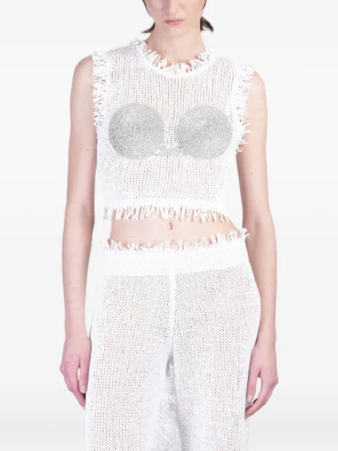 Nuè spiral knitted top