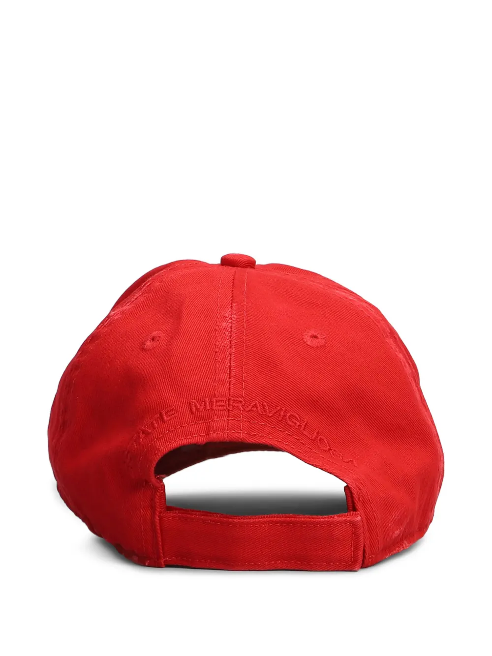 The Attico Katoenen pet Rood