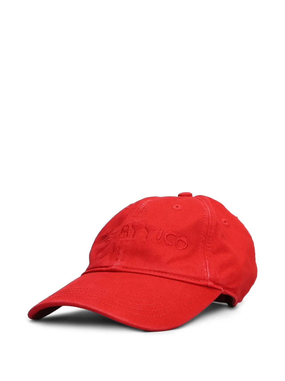 The Attico Katoenen pet Rood