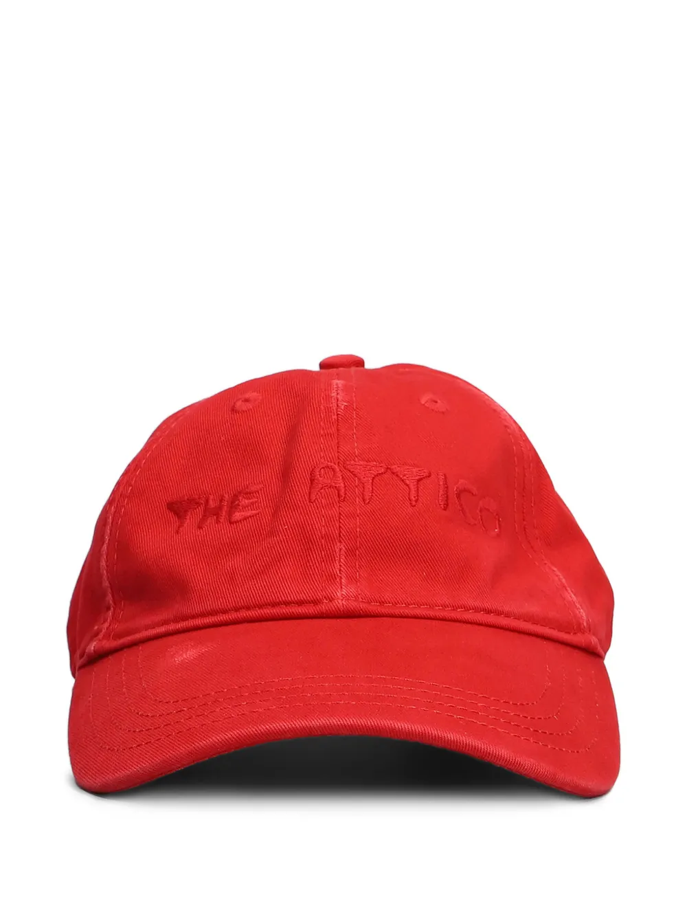 The Attico Katoenen pet Rood