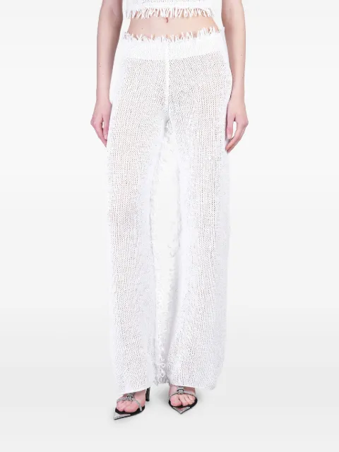 Nuè open knit trousers
