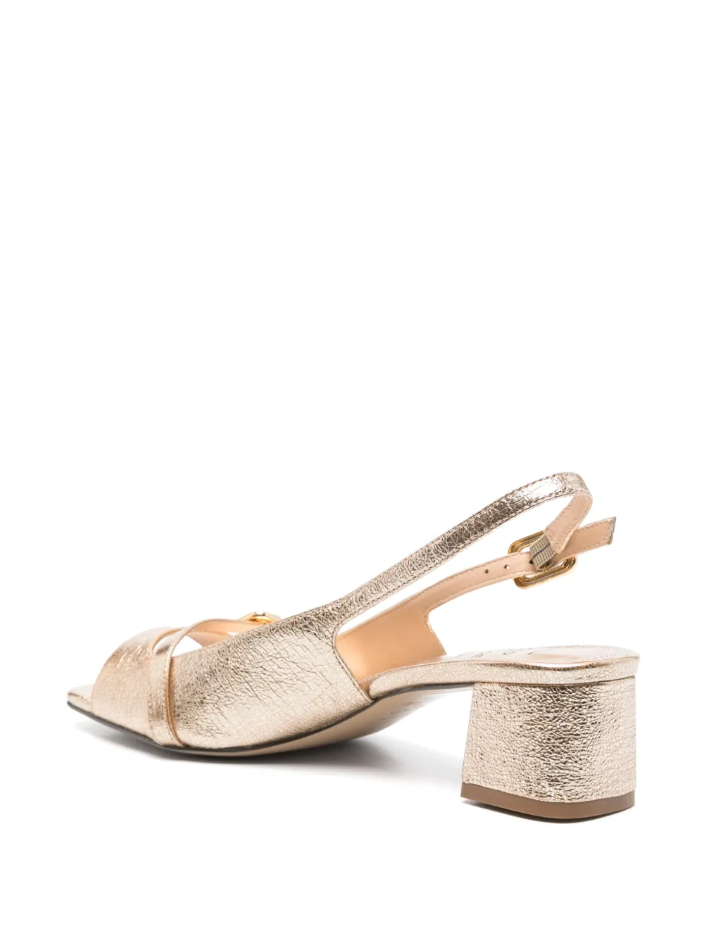 Gold 
Rouge 40mm Parsley heeled sandals