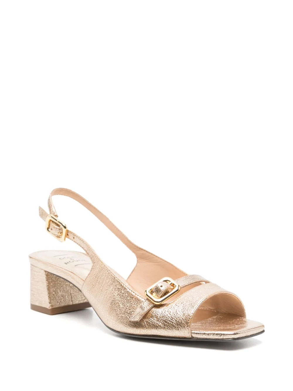 Gold 
Rouge 40mm Parsley heeled sandals