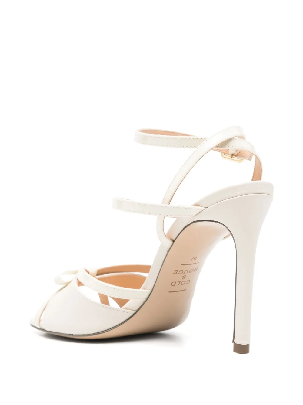 Gold 
Rouge 100mm Bolly 2 sandals White