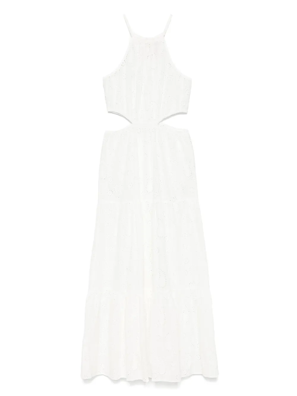 MC2 Saint Barth paisley-embroidered maxi dress | White | Image 1