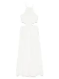 MC2 Saint Barth paisley-embroidered maxi dress - White