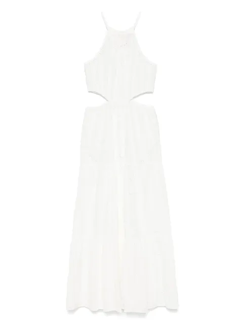 MC2 Saint Barth paisley-embroidered maxi dress