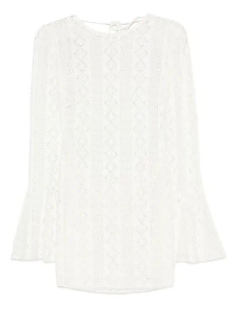 THE ANDAMANE vestido con manga acampanada