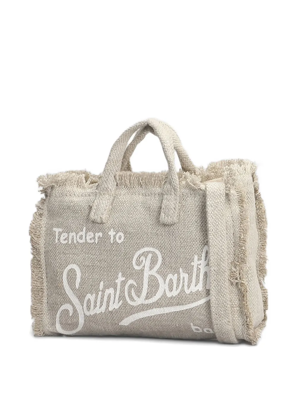 MC2 Saint Barth Linnen shopper Beige