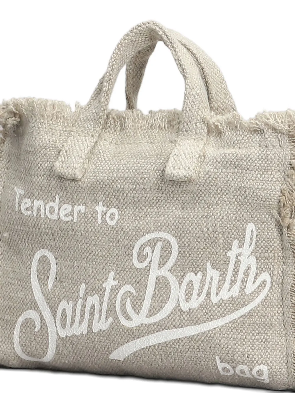 MC2 Saint Barth Linnen shopper Beige