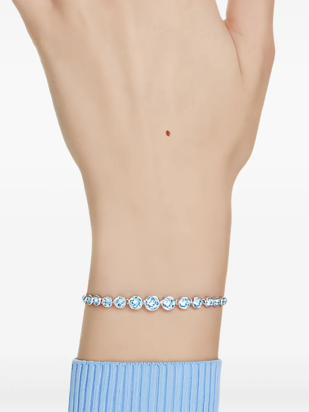 Swarovski Armband verfraaid met kristallen - Blauw