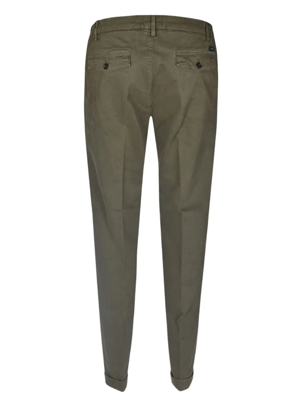 Fay Broek met geplooid detail - Groen
