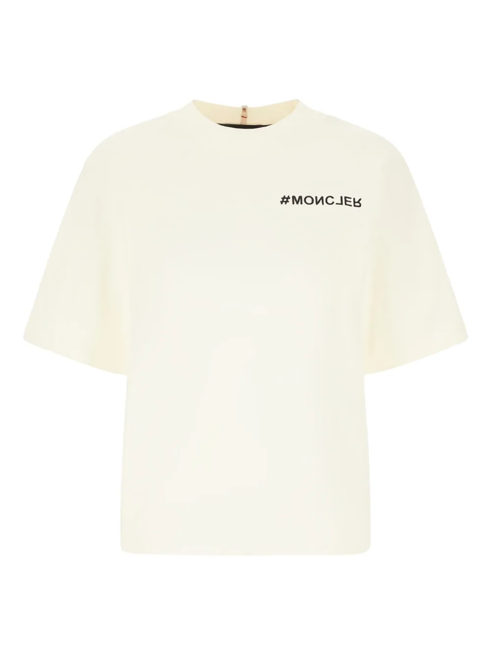 Moncler Grenoble playera con parche del logo | blanco | Image 1