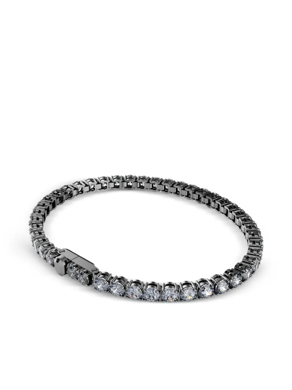 Swarovski Matrix Tennis armband - Zwart