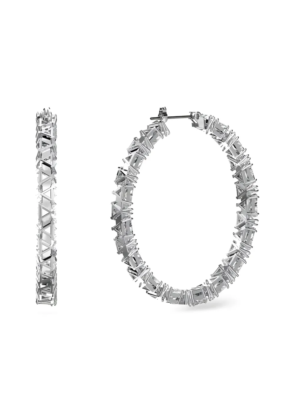 Swarovski Matriz oorbellen - Zilver