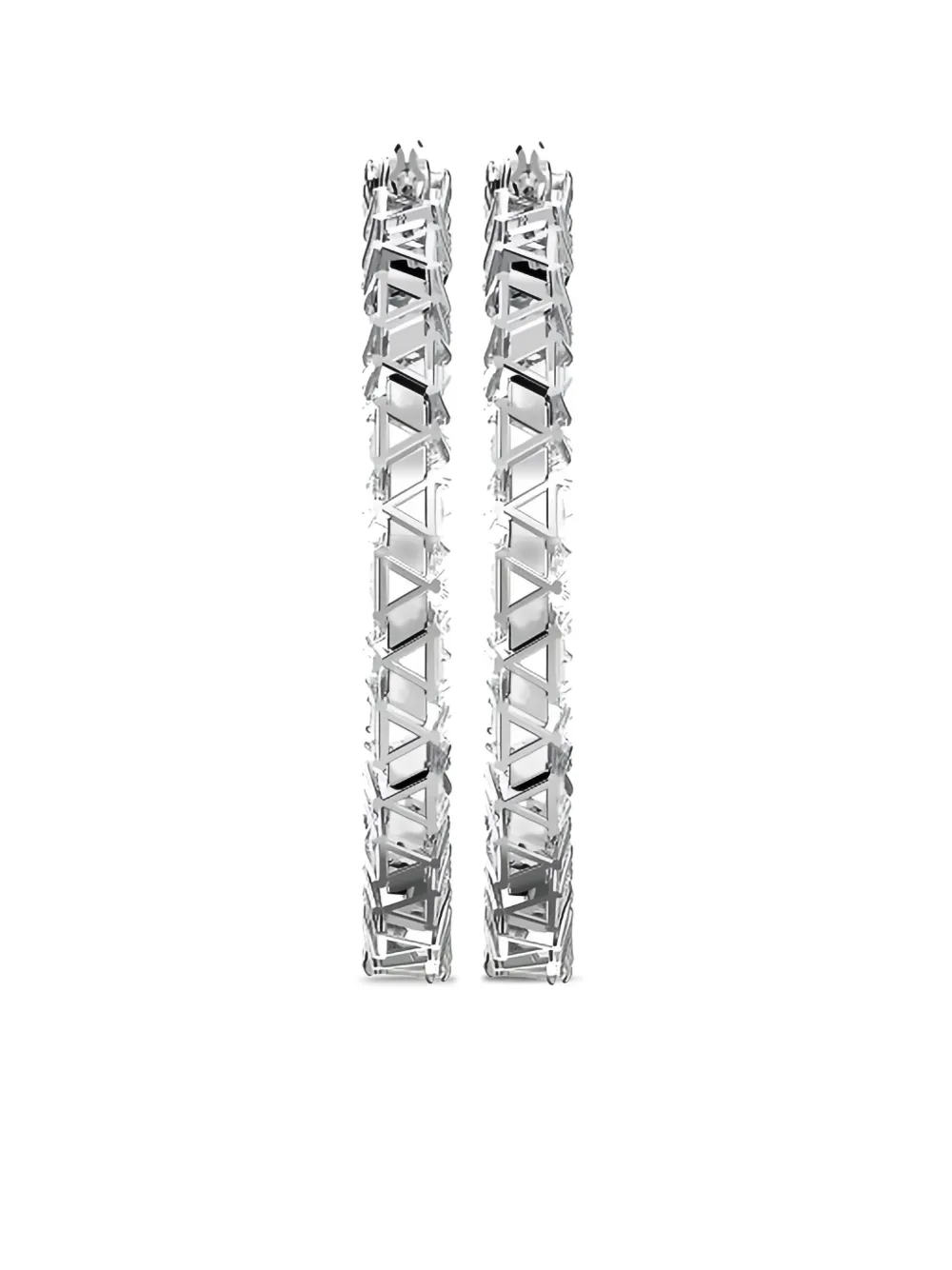 Swarovski aretes Matriz | plateado | Image 1