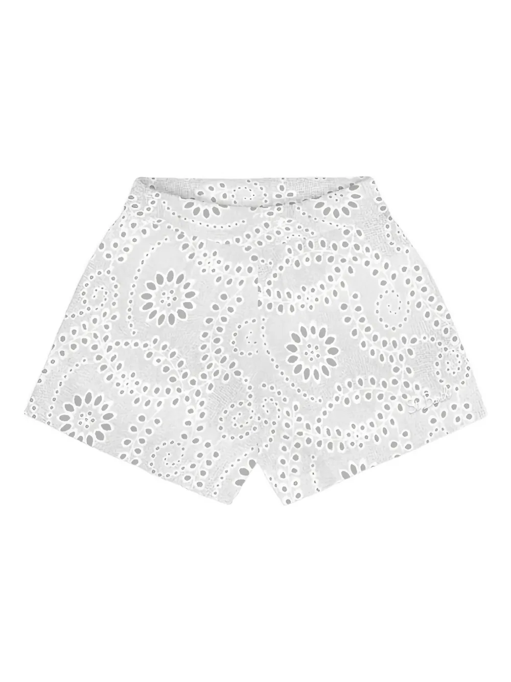 eyelet-embroidered shorts