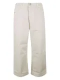 Re-Hash distressed patch-detail jeans - Neutrals