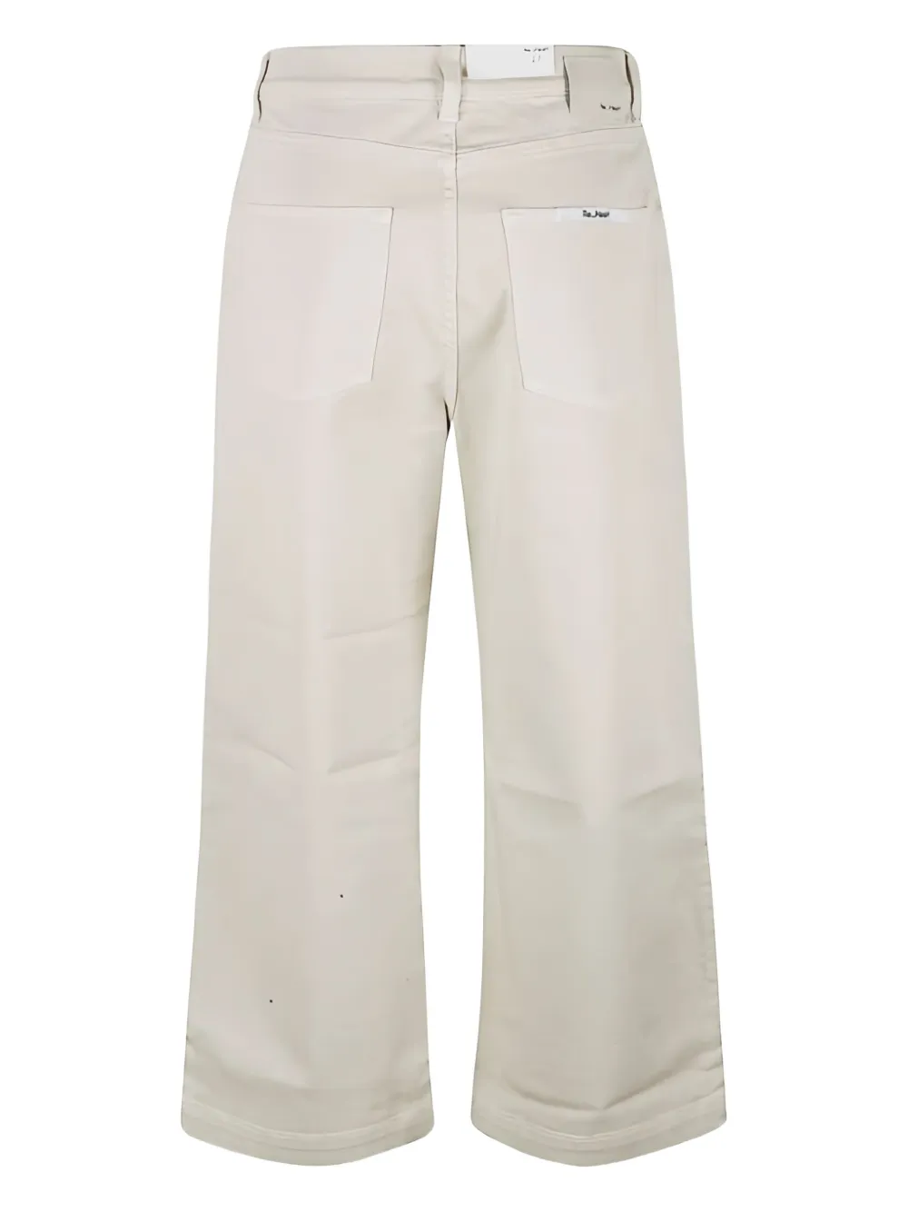 Re-Hash distressed patch-detail jeans - Beige