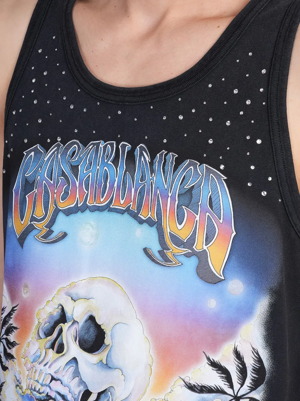 Casablanca La Prémonition tanktop Zwart