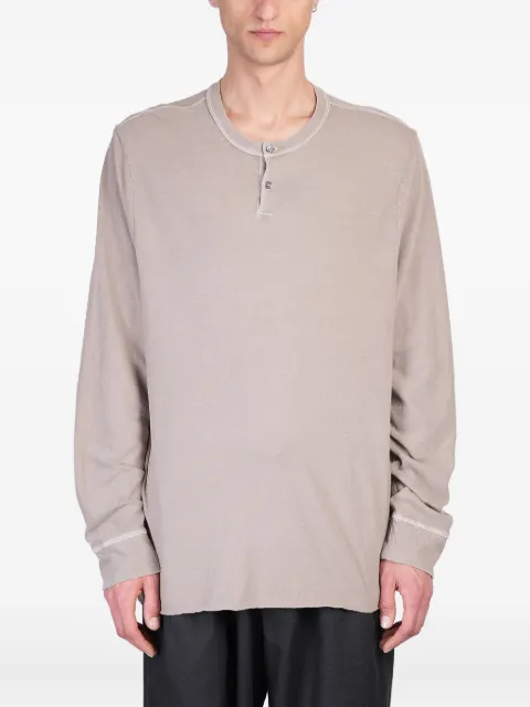 James Perse cotton Henley T-shirt
