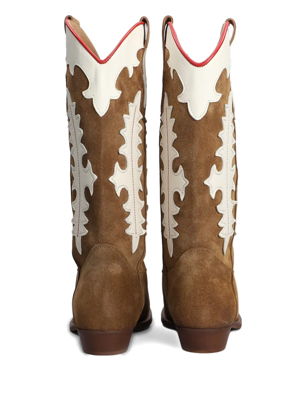 Gisel Moire 30mm Kansas cowboy boots Brown