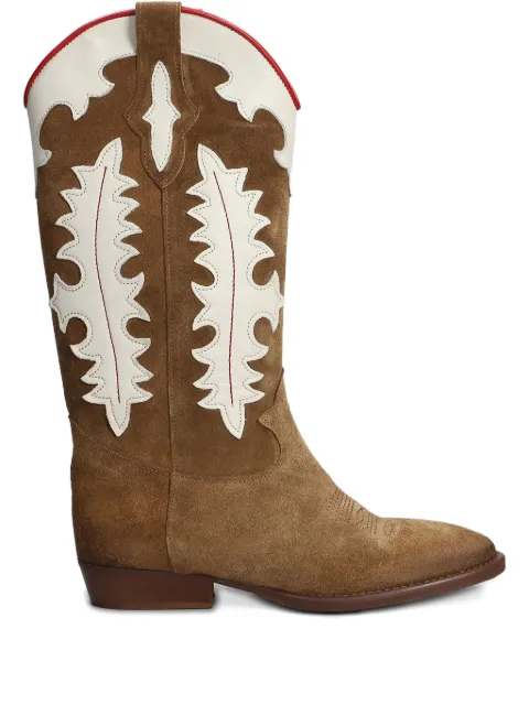 Gisel Moire 30mm Kansas cowboy boots