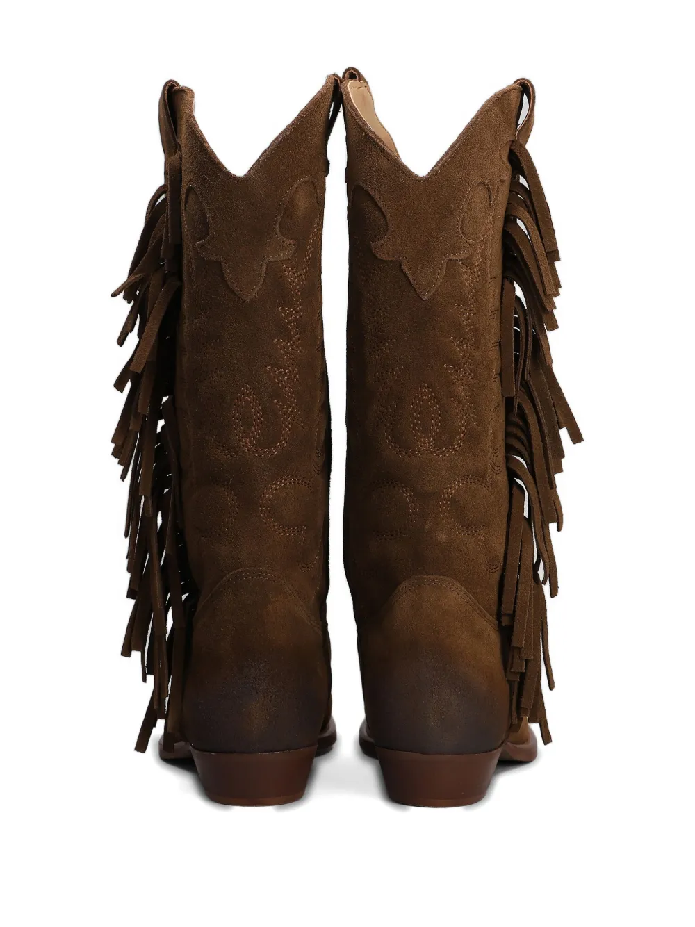 Gisel Moire 30mm Oklahoma cowboy boots Brown