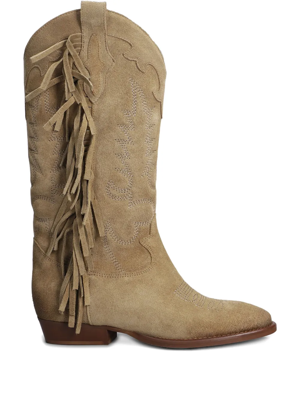 Gisel Moire 30mm Oklahoma cowboy boots Neutrals