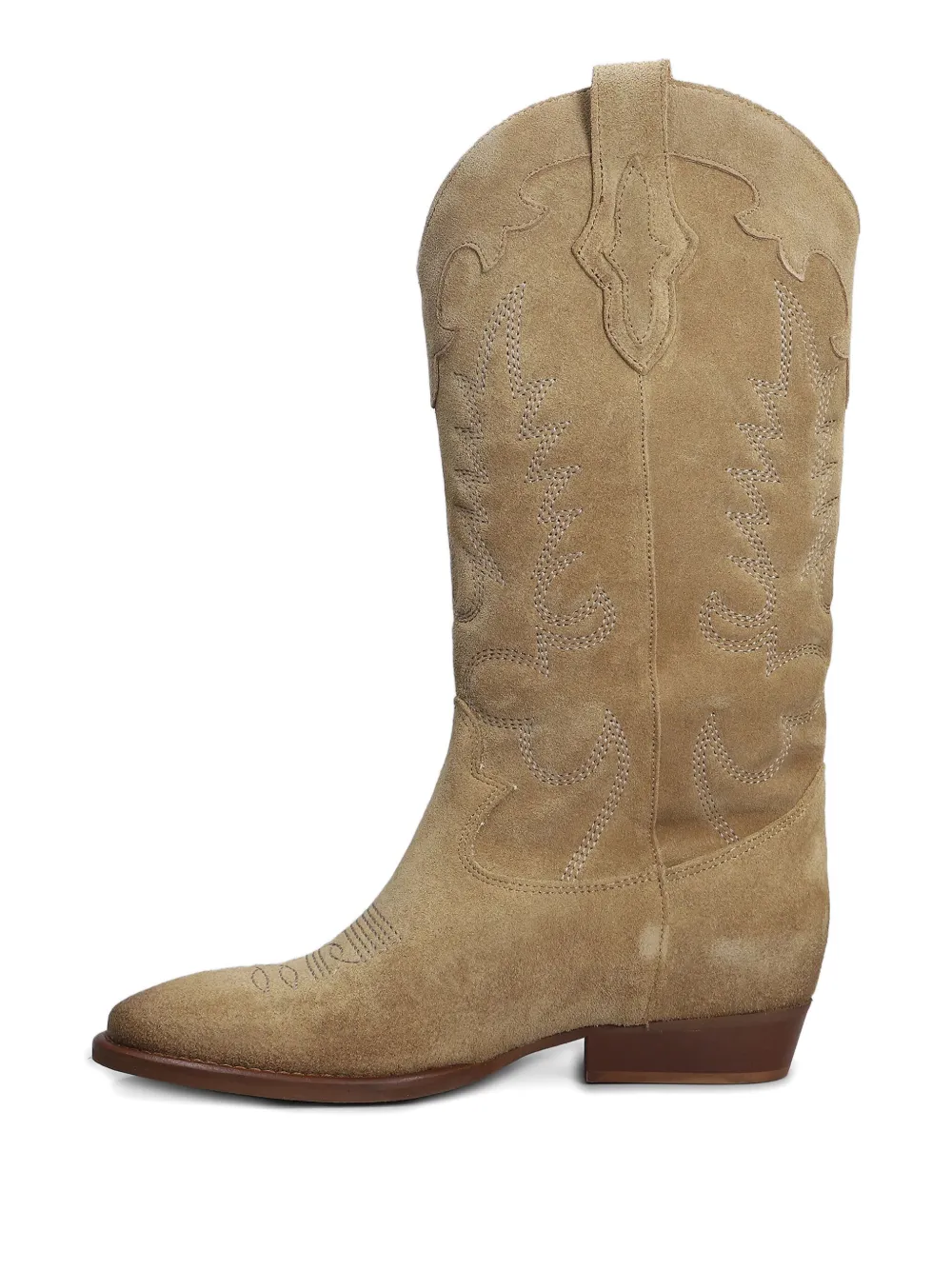 Gisel Moire 30mm Oklahoma cowboy boots Neutrals