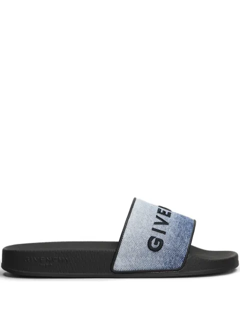 Givenchy logo-embroidered flat sandals