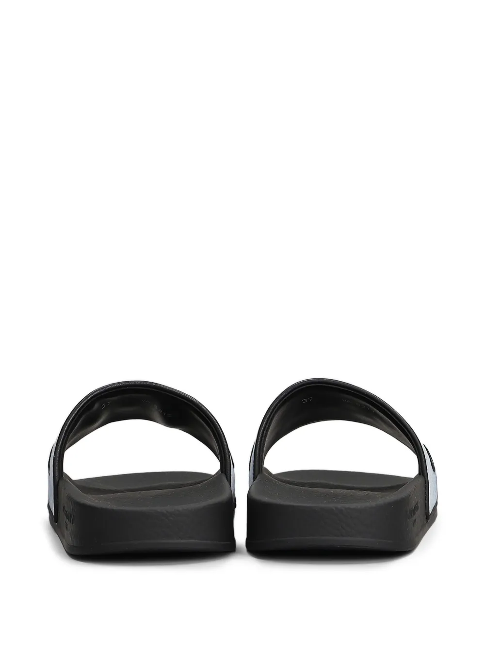 Givenchy logo-embroidered flat sandals Blue
